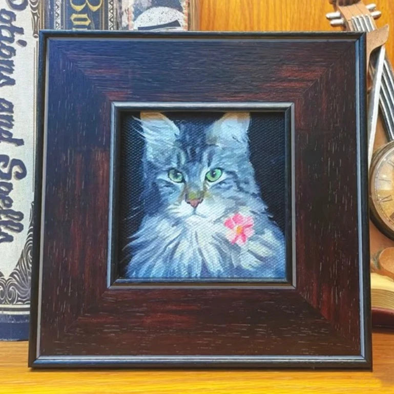 Tailored Pet Oil Portrait